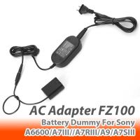 สินค้าขายดี!! AC Adapter AC-PW20+FZ100 Battery Dummy For Sony A6600/A7III//A7RIII/A9/A7SIII  อแดปเตอร์เสียบไฟ AC สำหรับกล้อง Sony ##กล้อง อุปกรณ์เสริม Camera Gopro