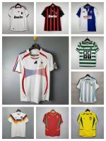 ชุดฟุตบอลโลก world cup jersey World Cup vintage football clothes each season classic edition football clothes Brazil France Argentina Club vintage adult jersey support custom star names and numbers