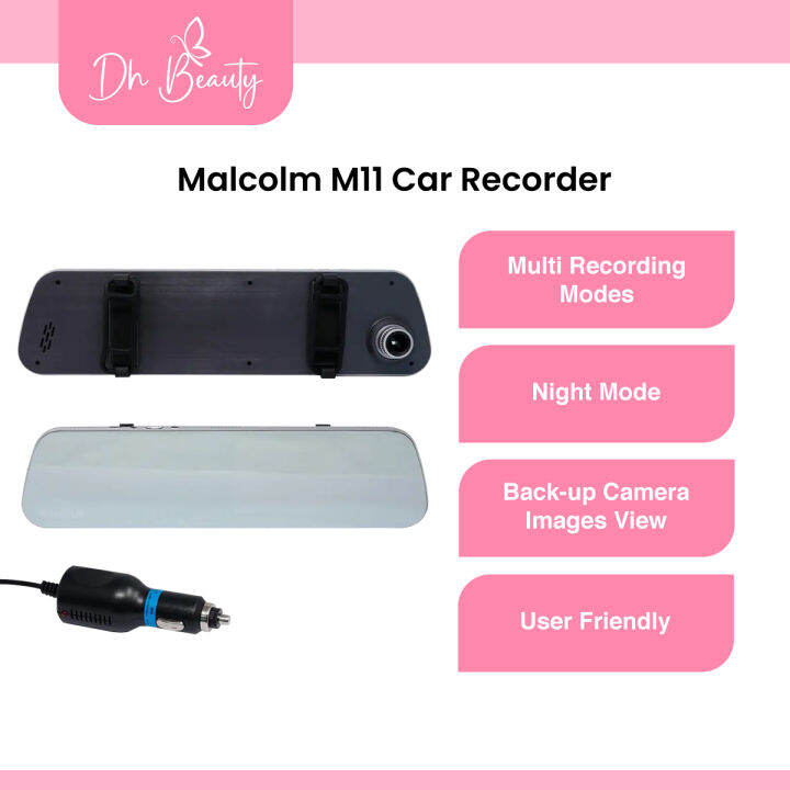 Malcolm M11 Full HD 1920x1080 Car Recorder Lazada