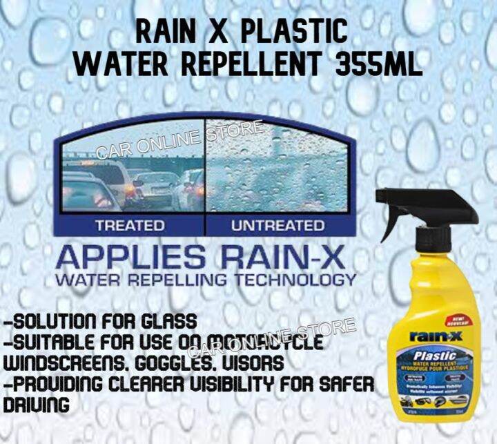 RAIN X Plastic Water Repellent 355ml Lazada