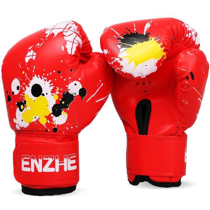 hot-sale-1pair-kids-birthday-gift-children-kickboxing-kick-box-training-punching-sandbag-sports-fighting-gloves-mma-boxing-glove