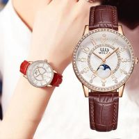 Womens watch ins automatic non-mechanical 2023 new belt digital waterproof quartz