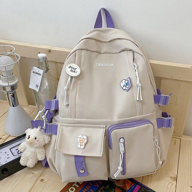 2023 new school bag female college students outdoor travel niche backpack  large capacity computer bags Unisex Softback
