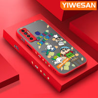 YIWESAN เคสสำหรับ Tecno Camon 17P Spark 8 Pro Spark 8 P เคสการ์ตูนลายหน้าแข้งจันขอบสี่เหลี่ยมใหม่กันกระแทกเคสนิ่มใส่โทรศัพท์แข็งซิลิโคนคลุมทั้งหมดเคสป้องกันเลนส์กล้อง