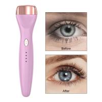 1 Set Eyelash Push Curler 3 Temperature Settings Long Lasting Effect Natural Curling Electric Heated Eyelash Curler Daily Makeup