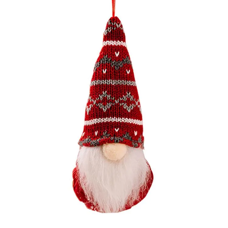 Gnomes Christmas Tree Ornaments Plush Christmas Gnomes Decorations ...