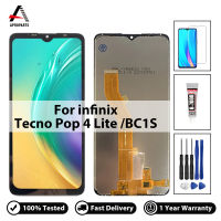 6 100% ทดสอบสำหรับ Tecno Pop 4 Lite BC1S จอแสดงผล LCD Touch Screen Touch Digitizer Assembly คุณภาพสูงอะไหล่ไม่มี Dead Pixel + เครื่องมือฟรี