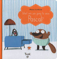 What are you going to wear Pascal? Interesting flip book hardcover flip book childrens cognitive enlightenment picture book