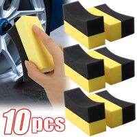 Magee8 10PCs Car Cleaning Sponge Brushes Tire Sponges Wax Polishing Tyre Tools