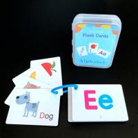 ของเล่นเด็กเรียนภาษาอังกฤษฝึกความอดทน1 ~ 10ชิ้นบัตรคำแฟลชการ์ดอ่านภาษาอังกฤษสำหรับเด็กปฐมวัย