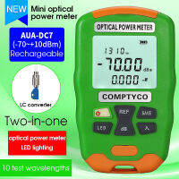 COMPTYCO AUA-D7DC7 Handheld Fiber mini Optical Power Meter with LED Lighting -70 10dBm dry battery orrechargeable(optional)