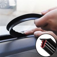 Car Gap Sealing Strips Dashboard Soundproof Anti-dust Durable Rubber Sealing Interior Accessories with Tools Chrome Trim Accessories