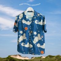 Blue Sky Havana Shirt เชิ้ตผู้ชายแขนสั้น Keep Normal