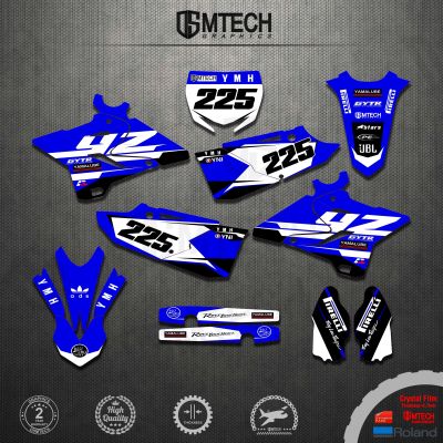 DSMTECH YZ125/250 2019-2015 Graphics DECALS STICKERS For YAMAHA YZ250 YZ125 2015 2016 2017 2018 2019 For YAMAHA 250/125 YZ