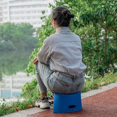 Hot Folding Stool Ottomans Portable Outdoor Travel Camping Stool Fishing Chair Folding Paper Chair DO2