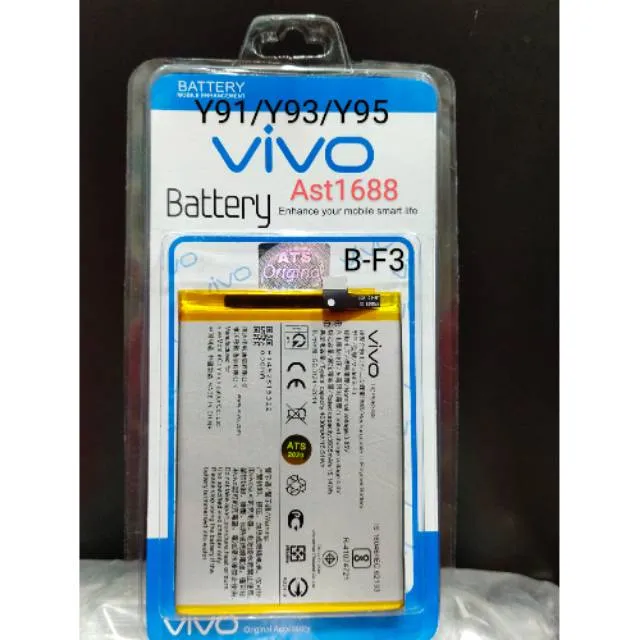 Baterai Batre Vivo BF3 Y91 / Y93 / Y95 / B-F3 Bat Model Original 100% ...