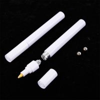 1pc 3 6mm Empty Refillable Pen Blank Double Head Reversible Nib Paint Pen Fine Nib Marker Aluminum Pipe Paint Pen Accessories