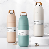 350ML Travel Water Bottle 304 Stainless Steel Thermos Bottle Thermal Cup For Gifts Insulated Cup Leak-Proof Thermo Mug 6-12 Hour