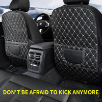 Car Seat back Anti Kick Pad Protector Cover Car Interior Accessories Waterproof Anti Dirty Mat PU Leather Cover Protector Mat