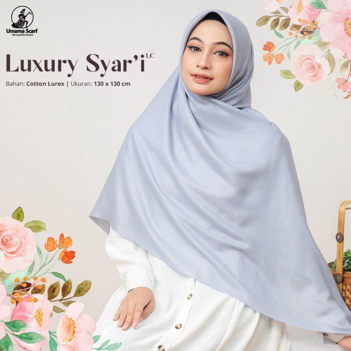 Kerudung Segiempat Jumbo Lasercut Luxury Syar'i By Hijab Segi Empat ...