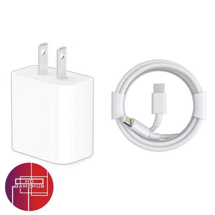 iPhone 13 Series 20w Power Adapter with USBC to Lightning Cable Charger Lazada PH