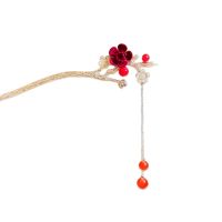 [COD] Chinese style flower tassel pearl hairpin natural fresh temperament fashion net red personality all-match hair accessoriesTH