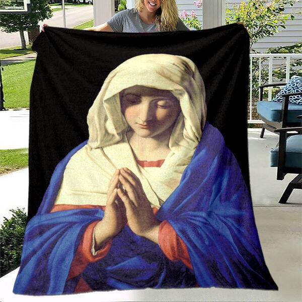 selimut-pejabat-kosong-microfiber-sofa-kosong-virgin-mary-religion-adult-blank-for-kids-women-men-throw-travel-adult-blank-3d-printed-office-flannel-blank