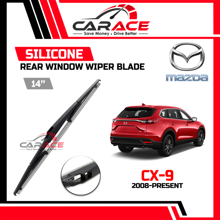 MAZDA CX9 14" Rear Window SILICONE Wiper Blades Wiper Belakang