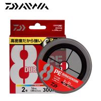 DAIWA UVF PE DURAOR สายเบ็ดตกปลาแบบเกลียว X8กล้ามเนื้อสายถัก300เมตรสายเอ็นตกปลาน้ำเค็มหลายสี