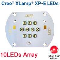 CREE XLamp XPE XP-E 30วัตต์พืชเติบโตไฟ LED ไดโอด E Mitter แสงลึกสีแดง660nm 10LED หลายชิปอาร์เรย์สำหรับพืชสวนในร่ม