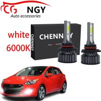 ชุดหลอดไฟตัดหมอก LED 6000K 80W 12V-24V สีขาว สําหรับ Hyundai Elantra 2007-2016 2 ชิ้น รับประกัน 10 เดือน