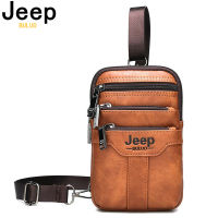 JEEP BULUO Multi-Function สลิงขนาดเล็กกระเป๋าเอวกระเป๋าสำหรับ Man ใหม่แฟชั่น Casual Crossbody Men Messenger กระเป๋า