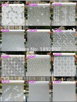 2/3/5 Meter Frosted Privacy Glass Window Film Adhesive Embossed Window Sticker Home Decor Mixed Color Toilet Mirror