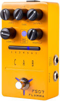 FLAMMA FS07 Stereo Cabinet Simulation Guitar Pedal Cab Simulator 7 User Preset Slots Support IR Loading Software Editing Cabinet Simulation Orange