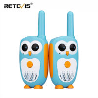 Retevis RT30เครื่องส่งรับวิทยุเด็ก2ชิ้นการ์ตูนนกฮูกเด็กวิทยุของเล่นเครื่องส่งรับวิทยุคริสต์มาสของขวัญวันเกิดสำหรับเด็กเด็กสาว