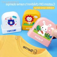 ✜ Childrens Name Seal Custom Students Name Stamp Kindergarten Clothes Waterproof Name Sticker Kawaii Montessori Stamp Gift