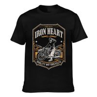 Customized Summer Tee Iron Heart Bike Biker Latest Motor Motorcycle Hip Hop Tshirt For Man