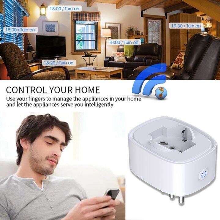 1-piece-tuya-wifi-smart-plug-socket-16a-power-monitor-timing-function-smart-life-app-control-outlet-for-alexa-google-home-italy