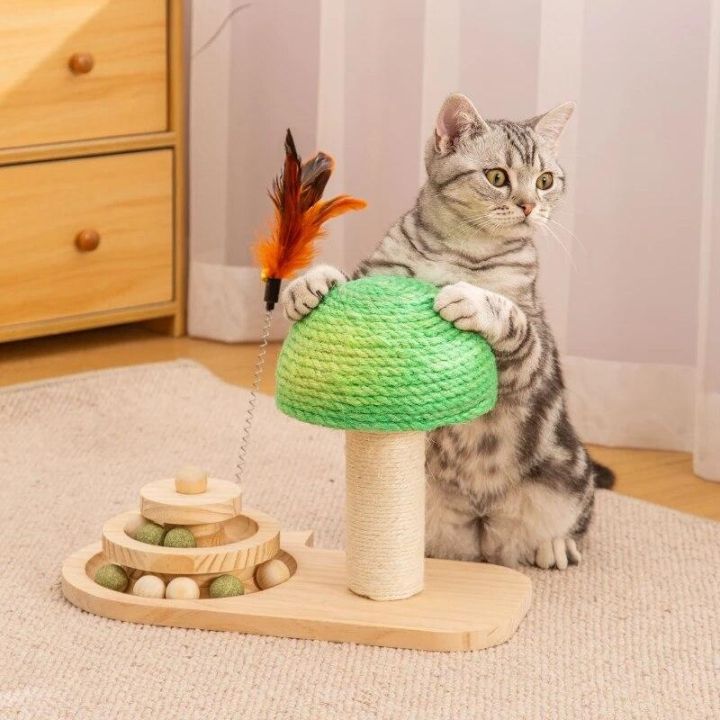 เห็ดลับเล็บ-ของเล่น-กังหันลมแมว-cat-windmill-ของเล่นแมวเด็ก-ของเล่นแมวโต-อุปกรณ์แมวเล็ก-อุปกรณ์แมวโต-บ้าน-ราคาถูก-ของใช้แมวถูกๆ-ของใ