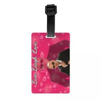 【DT】 hot  Mr. Worldwide Says To Live Laugh Love Luggage Tags Custom Baggage Tags Privacy Cover ID Label