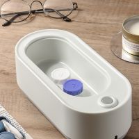 Ultrasonic Glasses Cleaner Cleaning Machine 45000Hz Frequency Vibration Washing Jewelry Dentures