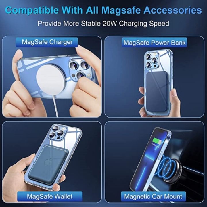 สินค้าใหม่ในสต็อก-อุปกรณ์โทรศัพท์-magsafe-แม่เหล็กไร้สายชาร์จกรณีสำหรับ-iphone-14-13-12-11pro-max-mini-x-xr-xs-max-7-8บวกกรณี-se2020