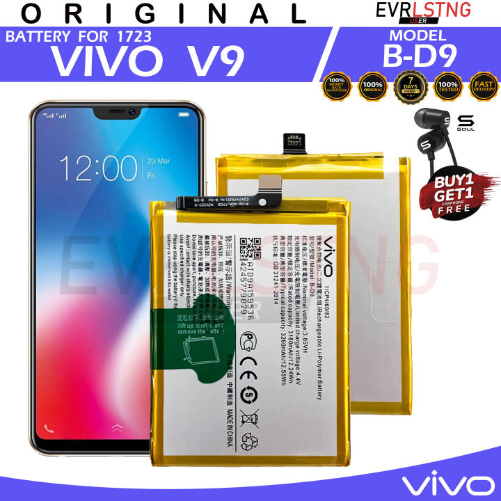 VIVO V9 Battery Model B-D9 100%ORIGINAL EQUIPMENT MANUFACTURER ...