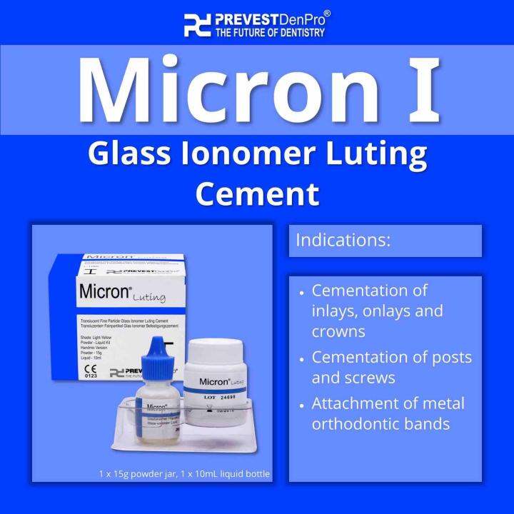 MICRONS GLASS IONOMER CEMENT Lazada PH