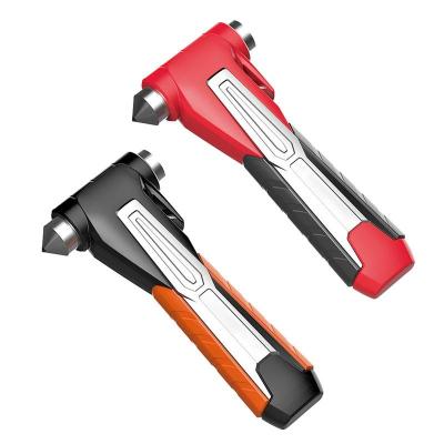 2 in 1 Car Safety Hammer Tungsten Steel Auto Emergency Window Glass Breaker Car Life-Saving Escape Rescue Safety Hammer