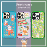 เคสมือถือลายแมวลายกราฟฟิตี้คิตตี้น่ารักใช้ได้กับ iPhone 15 Plus 14 13 12 11 Pro Max 15Promax TPU รูใหญ่ฝาหลังทนต่อแรงกระแทกเคสมือถือ