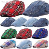 ♦❆ 2021 Fashion Denim Beret Hats Men Jeans Berets Newsboy Hat Peaked Cap Caps