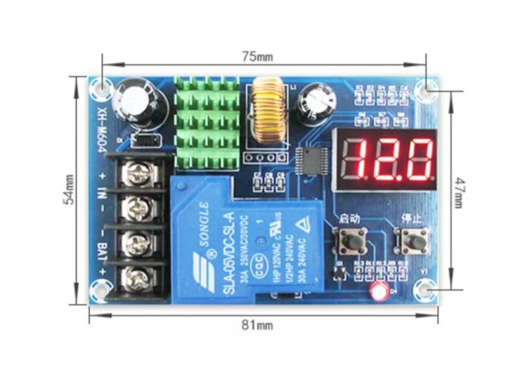 xh-m604-แผงวงจรควบคุมการชาร์จแบตเตอรี่