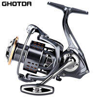 Spinning Reel Max Drag 15kg Metal Spool One-way Gapless Saltwater Gear Ratio 5.2:1 4.9:1