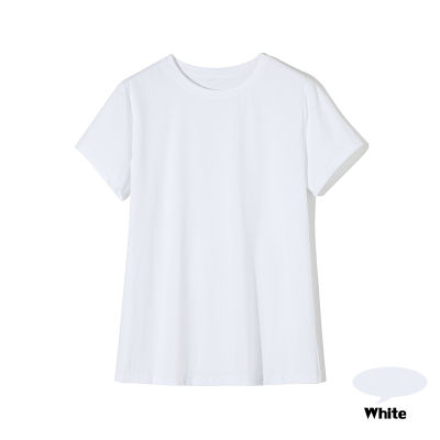 High Quality 11 Color S-3XL Plain T Shirt Women Cotton Elastic Basic T-shirts Female Casual Tops Short Sleeve T-shirt Women 002